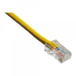 UTP Bootless Patch Cable, Yellow, 3ft, CAT6, 550MHz