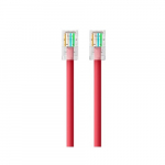 Cat5e Non-Booted UTP Patch Cable, Red 1ft