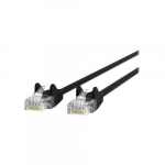 Cat5e Patch Cable, Black, Snagless 2ft