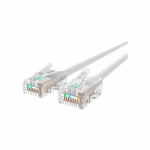 Cat5e Non-Booted UTP Patch Cable, White 2ft