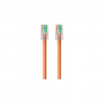 Cat5e Non-Booted UTP Patch Cable, Orange 4ft