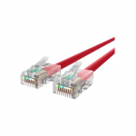 Cat5e Non-Booted UTP Patch Cable, Red 6ft