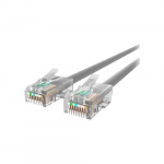 Cat5e Non-Booted UTP Patch Cable, Gray 8ft