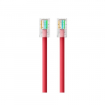 Cat5e Non-Booted UTP Patch Cable, Red 10ft
