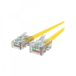 Cat5e Non-Booted UTP Patch Cable, Yellow 10ft
