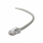 Cat5e Non-Booted UTP Patch Cable, Gray 12ft