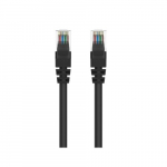Cat5e Patch Cable, Black, Snagless 20ft