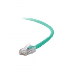 Cat5e Non-Booted UTP Crossover Cable, Green 6ft
