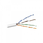 Cat5e Solid PVC Bulk Cable, White 1000ft