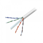 CAT6 UTP Gigabit Bulk Solid Cable, White_noscript