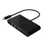USB-C Multimedia Charge Adapter 100W, Black
