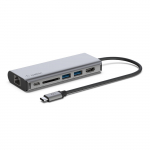 Connect USB-C 6-in-1 Multiport Adapter, White