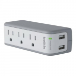 3-Outlet Mini Surge Protector 918 Joules
