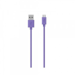 Micro USB to USB 2.0 Type A Cable, Purple 4ft_noscript