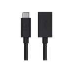 USB 3.0 Type C to USB Type A M M Cable, Black 6"_noscript