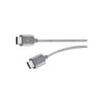 MIXIT Metallic USB Type C Charge Cable, Gray_noscript