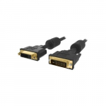 DVI Extension Cable, DVI-D (M-F), Black 15ft_noscript