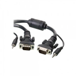 VGA Monitor Cable with 3.5mm Audio, 50ft
