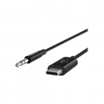 RockStar USB-C to 3.5mm Audio Cable, Black 3ft_noscript