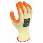 Coated Gloves, L, Orange with Yellow_noscript