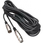 3-Pin XLR Male to XLR Female Mic Cable, 25'_noscript