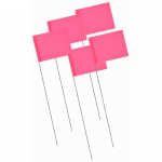 Marking Flags, Fluorescent Pink, Pack of 1000 pcs_noscript