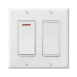 2-Function Control, 120V, 20amps, White