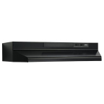24" Convertible Under-Cabinet Range Hood, BlackF402423