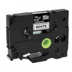 Black on White HGE Tape with Standard Adhesive