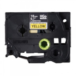 Black on Yellow HGE Tape with Standard Adhesive