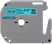 P-Touch Black on Blue Non-Laminated Tape Cartridge