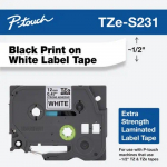 Black on White Label Tape Cartridge, 12 mm_noscript