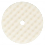 8" Coarse White Convoluted Face Foam Grip Pad_noscript