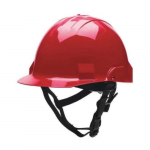 Fire/Rescue Helmet, Thermoplstc Shell, Red