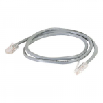 Non-Booted Unshielded Network Cable, Gray, 9ft