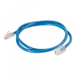 Non-Booted Unshielded Network Cable, Blue, 8ft