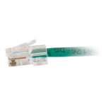 Non-Booted Unshielded Network Cable, Green, 9ft