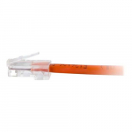 Non-Booted Unshielded Network Cable, Orange, 5ft