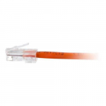Non-Booted Unshielded Network Cable, Orange, 6ft