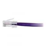 Non-Booted Unshielded Network Cable, Purple, 1ft