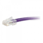 Non-Booted Unshielded Network Cable, Purple, 10ft