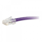 Non-Booted Unshielded Network Cable, Purple, 30ft