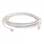 Non-Booted Unshielded Network Cable, White, 9ft_noscript