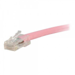 Non-Booted Unshielded Network Cable, Pink, 3ft