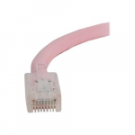Non-Booted Unshielded Network Cable, Pink, 5ft