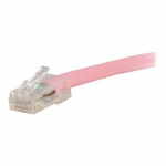 Non-Booted Unshielded Network Cable, Pink, 14ft