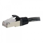 Snagless Shielded Network Patch Cable, Black, 3ft