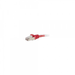 Snagless Shielded Network Patch Cable, Red, 3ft