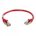 Snagless Shielded Network Patch Cable, Red, 6ft