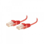 UTP Snagless Slim Network Cable, Red, 5'_noscript